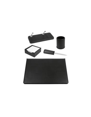 SET SCRIVANIA 5 PEZZI NERO