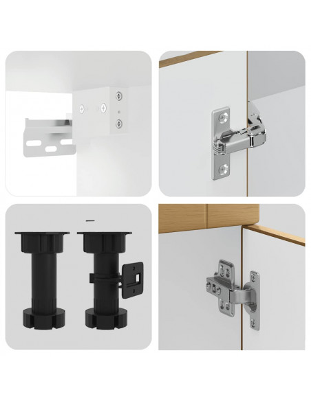 Set Mobili da Cucina 14 pz Porto Rovere Artigianale Truciolato