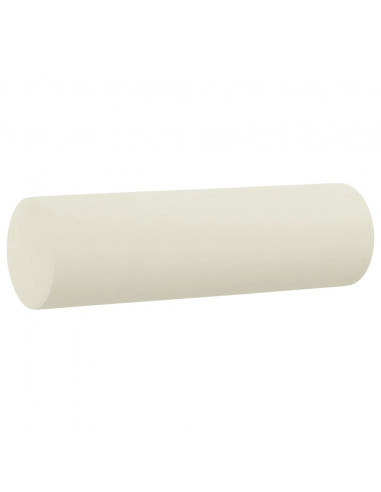 Set di Divani 2 pz con Cuscini Crema in Velluto