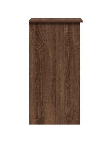 Scrivania Mensole Rovere Marrone 84x40x78 cm Legno Multistrato