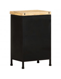 Credenza 47x35x76 cm in Legno di Mango Grezzo