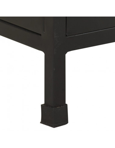 Credenza 47x35x76 cm in Legno di Mango Grezzo