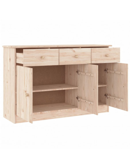 Credenza ALTA 112x35x73 cm in Legno Massello di Pino