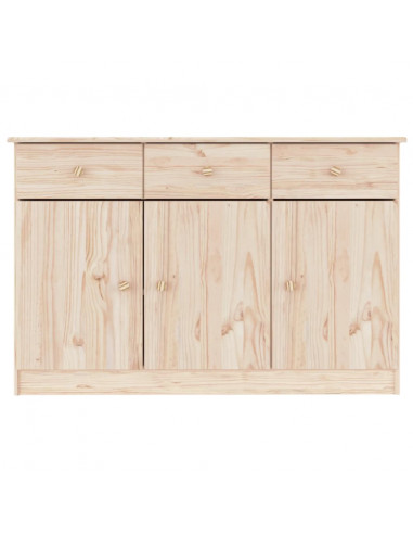 Credenza ALTA 112x35x73 cm in Legno Massello di Pino
