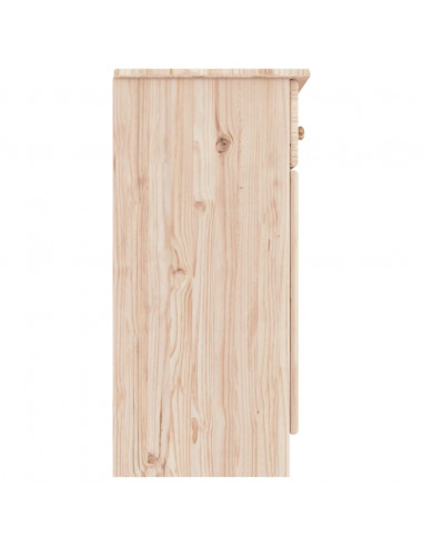 Credenza ALTA 112x35x73 cm in Legno Massello di Pino