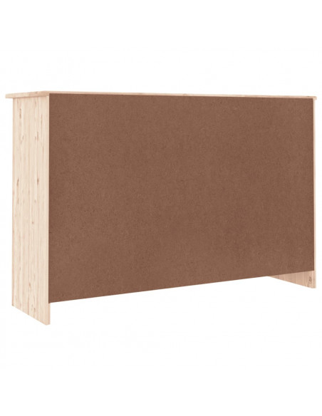 Credenza ALTA 112x35x73 cm in Legno Massello di Pino