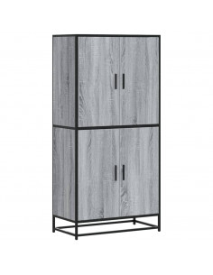 Credenza Grigio Sonoma 68x35x139 cm in Truciolato