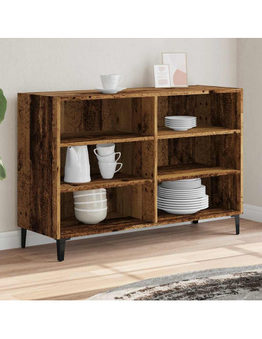Credenza Legno Antico 103,5x35x70 cm in Truciolato