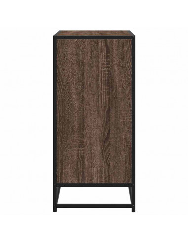 Credenza Rovere Marrone 68x35x76 cm in Legno Multistrato