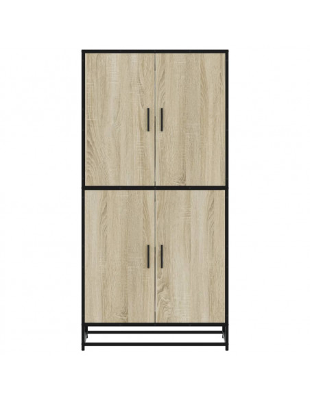 Credenza Rovere Sonoma 68x35x139 cm in Truciolato