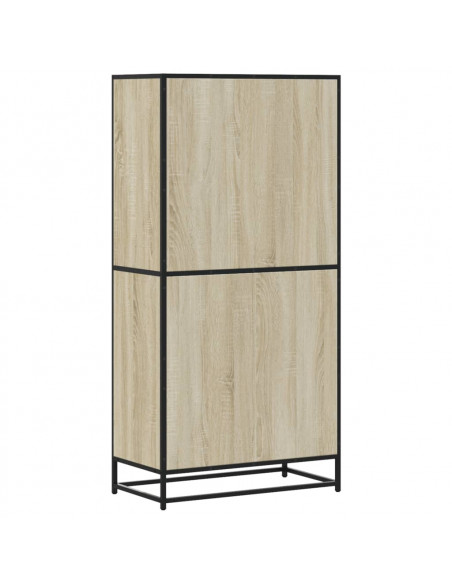 Credenza Rovere Sonoma 68x35x139 cm in Truciolato