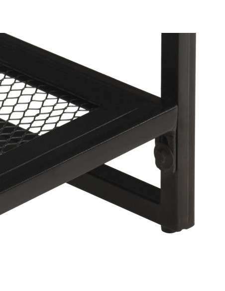 Tavolino da Caffè 110x60x35 cm in Legno Massello di Acacia