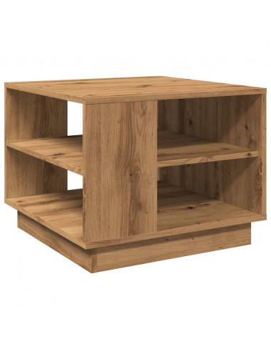 Tavolino da Salotto Artigianale 55x55x42 cm Legno Multistrato