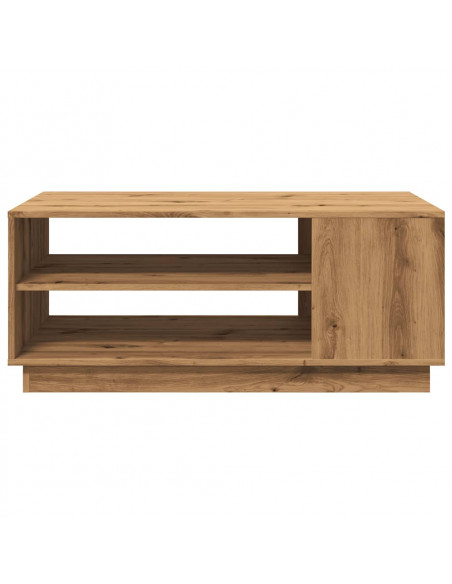 Tavolino da Salotto Artigianale 102x55x43 cm Legno Multistrato