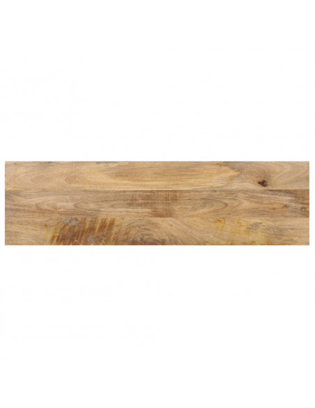 Tavolino da Salotto 90x30x40 cm in Legno Massello di Mango