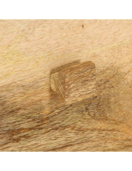 Tavolino Salotto con 4 Cassetti 90x50x35cm Legno Massello Mango