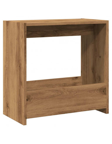 Tavolino Rovere Artigianale 50x26x50 cm in Legno Multistrato