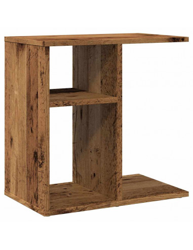 Tavolino Legno Vecchio 50x30x50 cm in Legno Multistrato