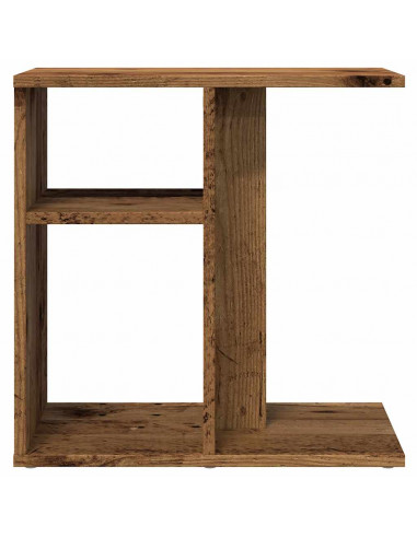 Tavolino Legno Vecchio 50x30x50 cm in Legno Multistrato