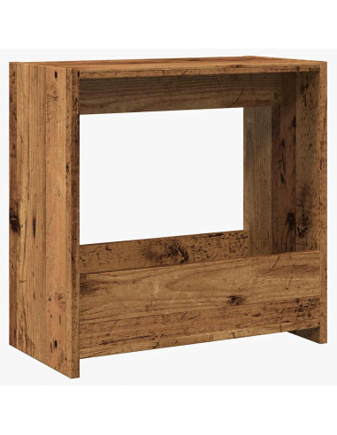 Tavolino Legno Vecchio 50x26x50 cm in Legno Multistrato