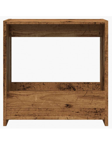 Tavolino Legno Vecchio 50x26x50 cm in Legno Multistrato
