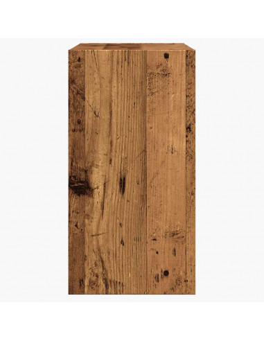 Tavolino Legno Vecchio 50x26x50 cm in Legno Multistrato