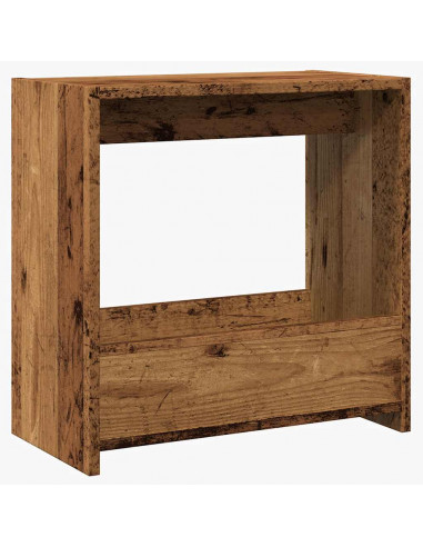 Tavolino Legno Vecchio 50x26x50 cm in Legno Multistrato
