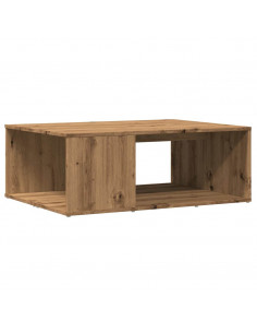 Tavolino da Salotto Rovere Artigianale 90x67x33 cm Truciolato
