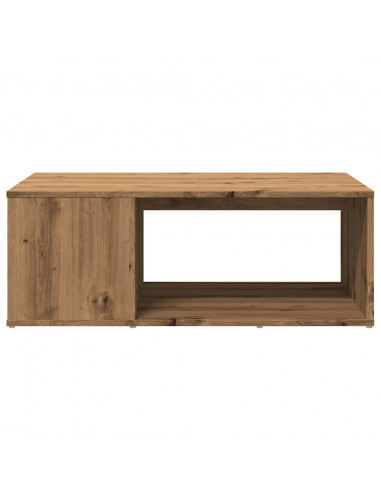 Tavolino da Salotto Rovere Artigianale 90x67x33 cm Truciolato