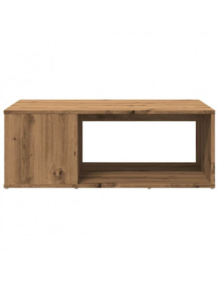 Tavolino da Salotto Rovere Artigianale 90x67x33 cm Truciolato