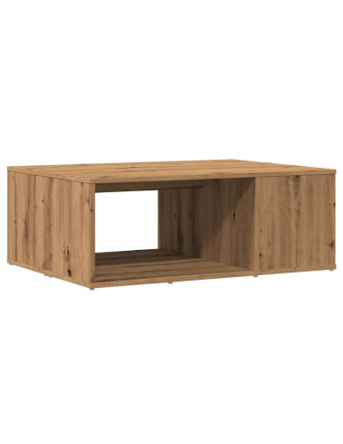 Tavolino da Salotto Rovere Artigianale 90x67x33 cm Truciolato