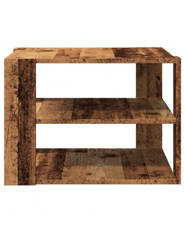 Tavolino da Salotto Legno Vecchio 58x58x40 cm Legno Multistrato