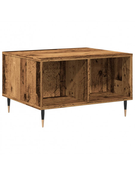 Tavolino da Salotto Legno Antico 60x50x36,5cm Legno Multistrato
