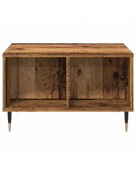 Tavolino da Salotto Legno Antico 60x50x36,5cm Legno Multistrato