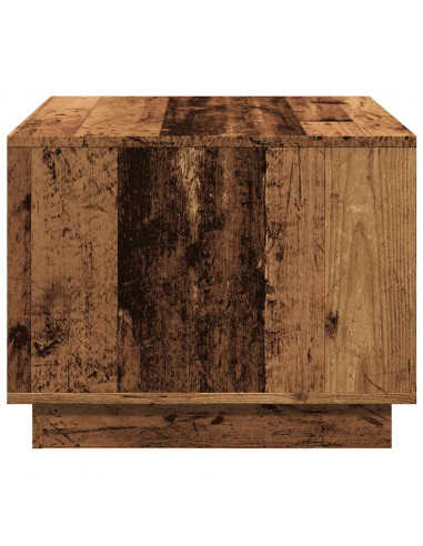 Tavolino da Salotto Legno Antico 55x55x42 cm Legno Multistrato
