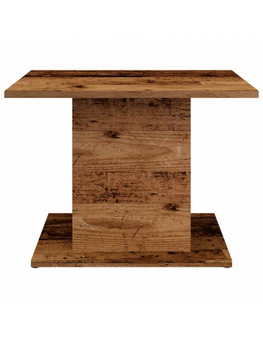 Tavolino da Salotto Legno Antico 55,5x55,5x40 cm in Truciolato