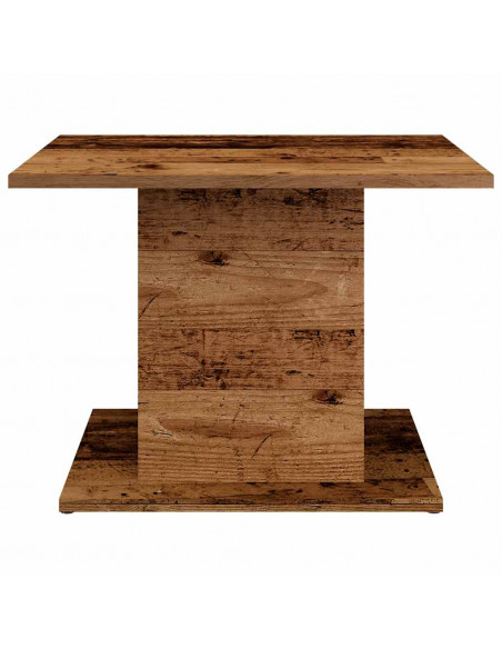 Tavolino da Salotto Legno Antico 55,5x55,5x40 cm in Truciolato