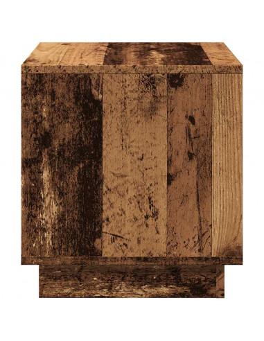 Tavolino da Salotto Legno Antico 40x40x43 cm Legno Multistrato