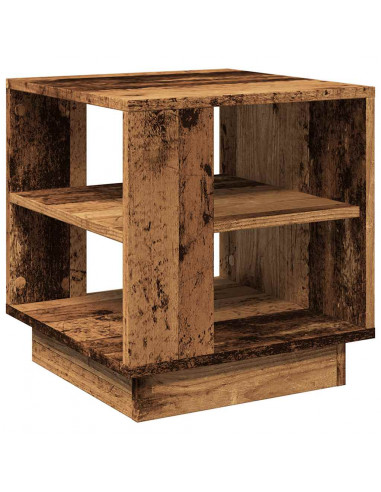 Tavolino da Salotto Legno Antico 40x40x43 cm Legno Multistrato