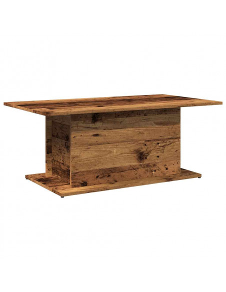Tavolino da Salotto Legno Antico 102x55,5x40 cm in Truciolato