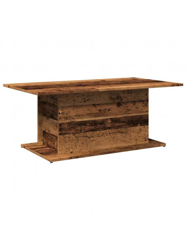 Tavolino da Salotto Legno Antico 102x55,5x40 cm in Truciolato