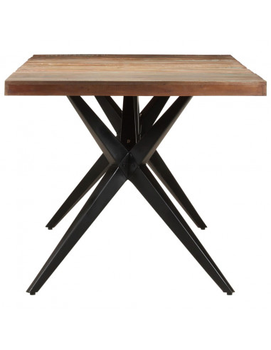 Tavolo da Pranzo 200x90x76 cm in Legno Massello di Recupero