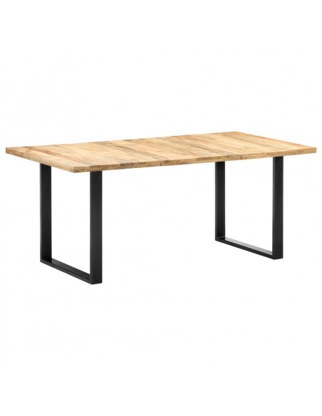 Tavolo da Pranzo 180x90x76 cm in Legno Massello di Mango