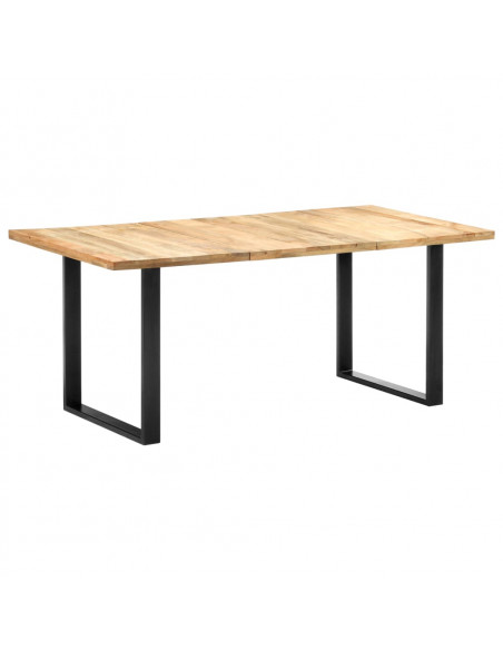 Tavolo da Pranzo 180x90x76 cm in Legno Massello di Mango