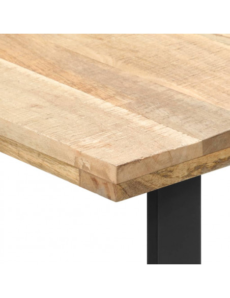 Tavolo da Pranzo 180x90x76 cm in Legno Massello di Mango