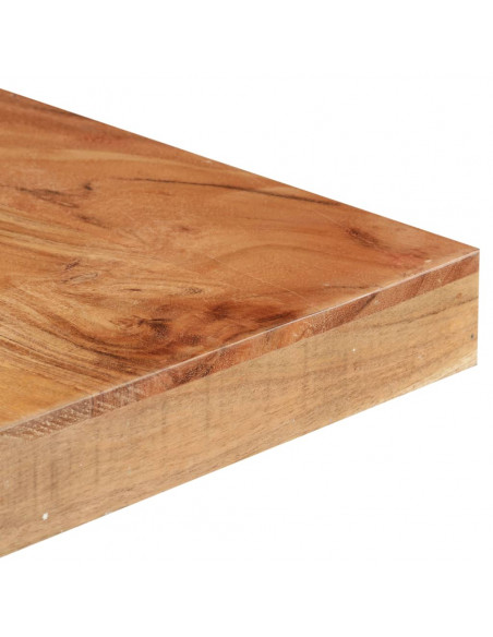 Tavolo da Pranzo 160x80x76 cm in Legno Massello di Acacia