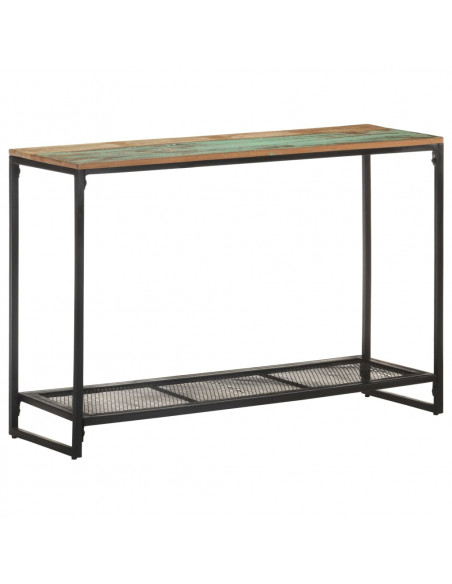 Tavolo Consolle 110x35x75 cm in Legno Massello di Recupero