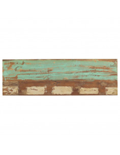 Tavolo Consolle 110x35x75 cm in Legno Massello di Recupero 2