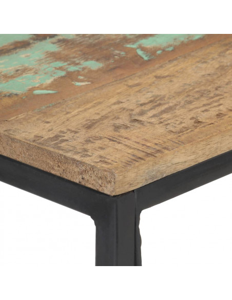 Tavolo Consolle 110x35x75 cm in Legno Massello di Recupero