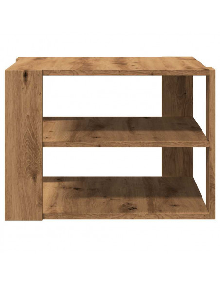 Tavolino Salotto Rovere Artigianale 58x58x40 cm in Truciolato